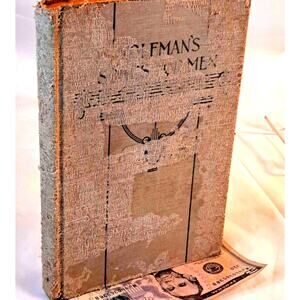 Coleman's Songs for Men (1932 Hardcover Songbook)